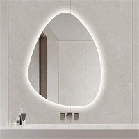 Зеркало Капля с парящей подсветкой 50х70 10229